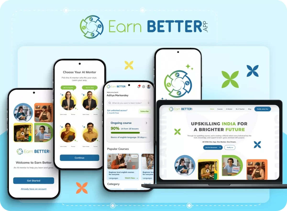 Earn Better learning platform milestone
