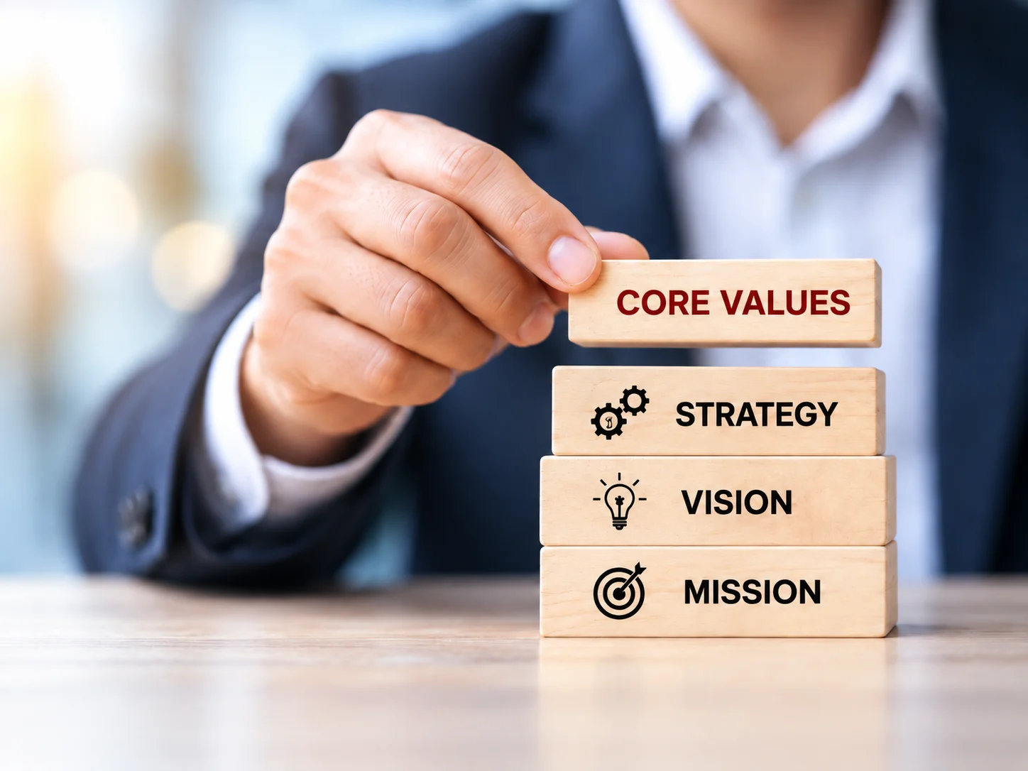 Core values illustration