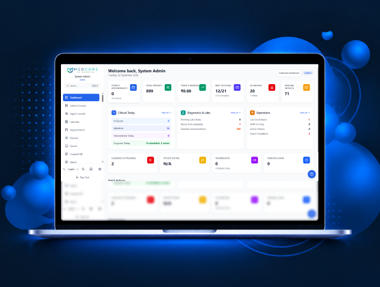 MedCore product interface